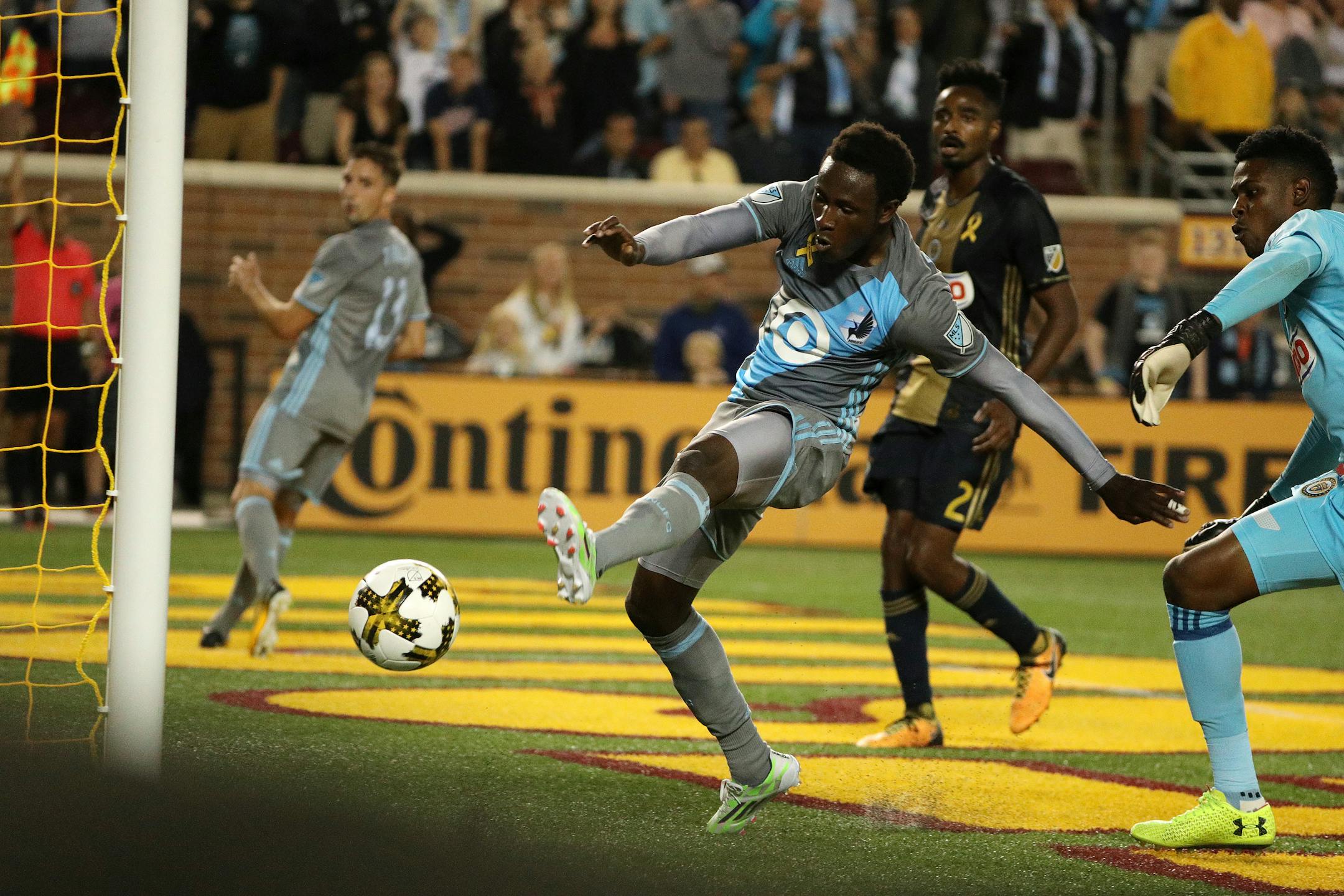 Minnesota United forward Abu Danladi