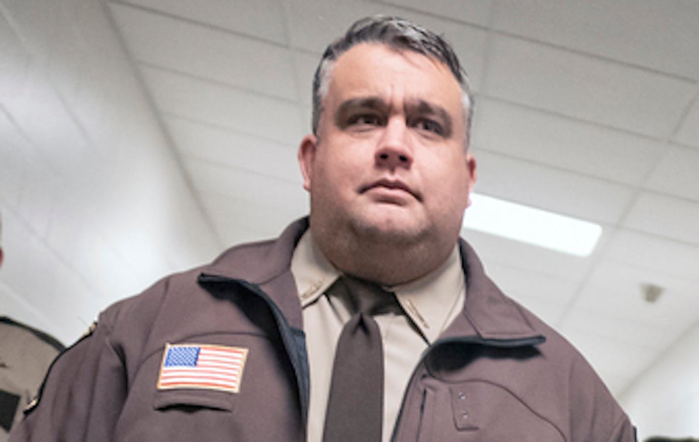 New Hennepin County Sheriff David Hutchinson checked out the Hennepin County Jail with his director of communications Jeremy Zoss. ] New Hennepin County Sheriff David Hutchinson has asked Star Tribune and MinnPost to follow him around on his first real day in office. RICHARD TSONG-TAATARII ¥ richard.tsong-taatarii@startribune.com