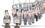 Sack cartoon: The GOP machinery
