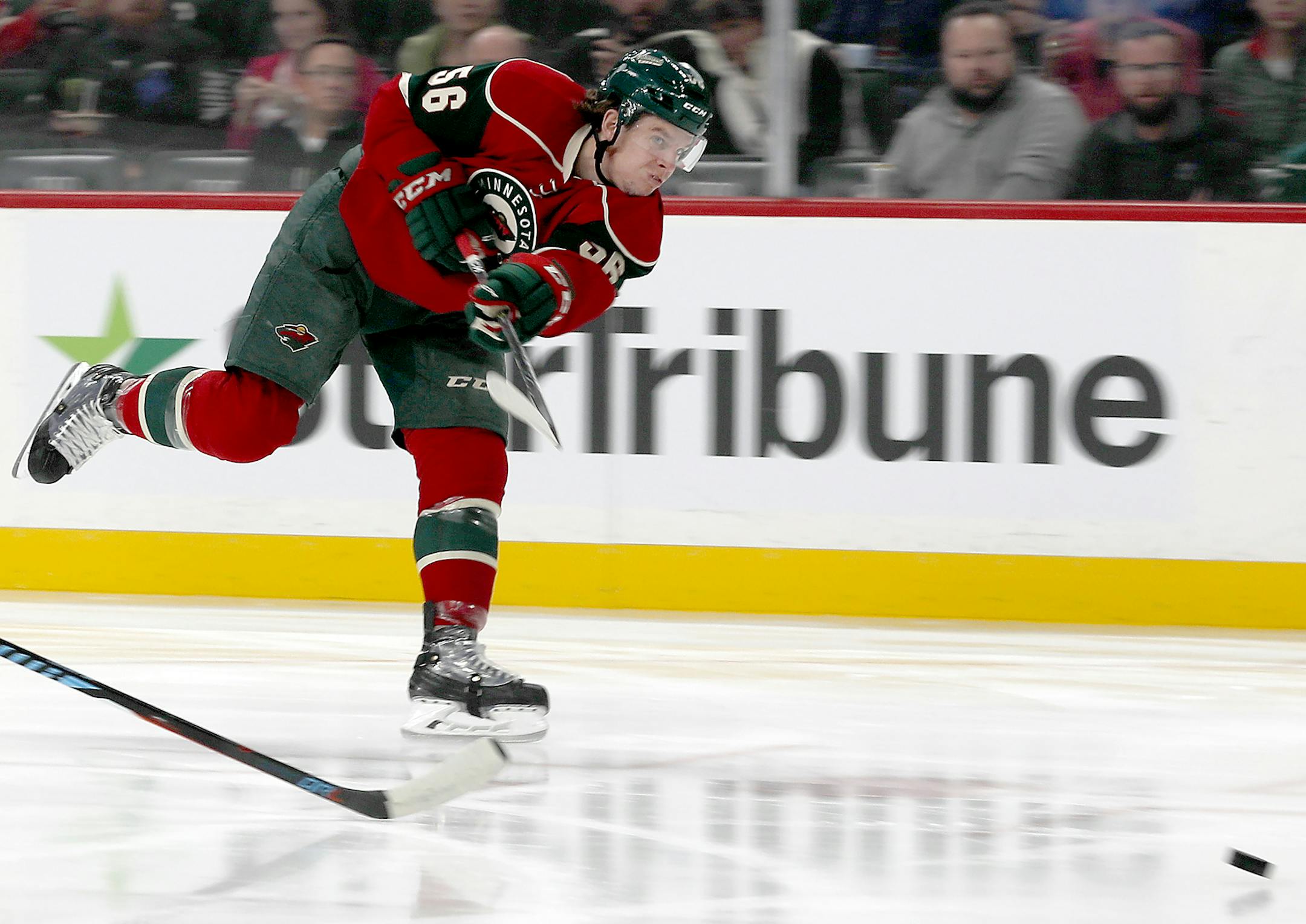 Erik Haula. ] CARLOS GONZALEZ cgonzalez@startribune.com - October 18, 2016, St. Paul, MN, Xcel Energy Center, NHL, Minnesota Wild vs. Los Angeles Kings