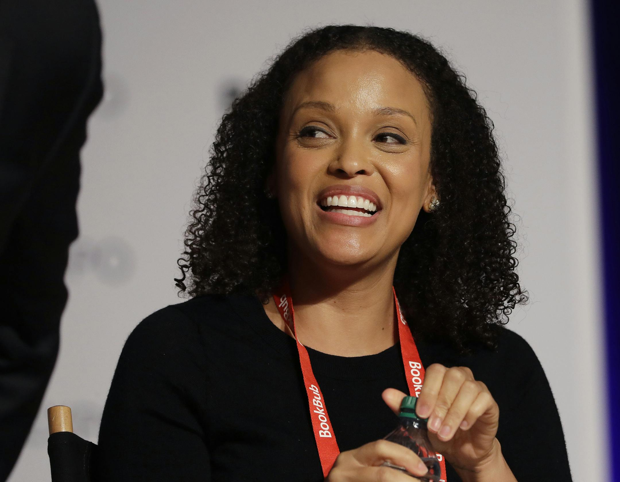 Author Jesmyn Ward speaks at Book Expo America, Thursday, June 1, 2017, in New York. (AP Photo/Mark Lennihan) ORG XMIT: OTKNYML219