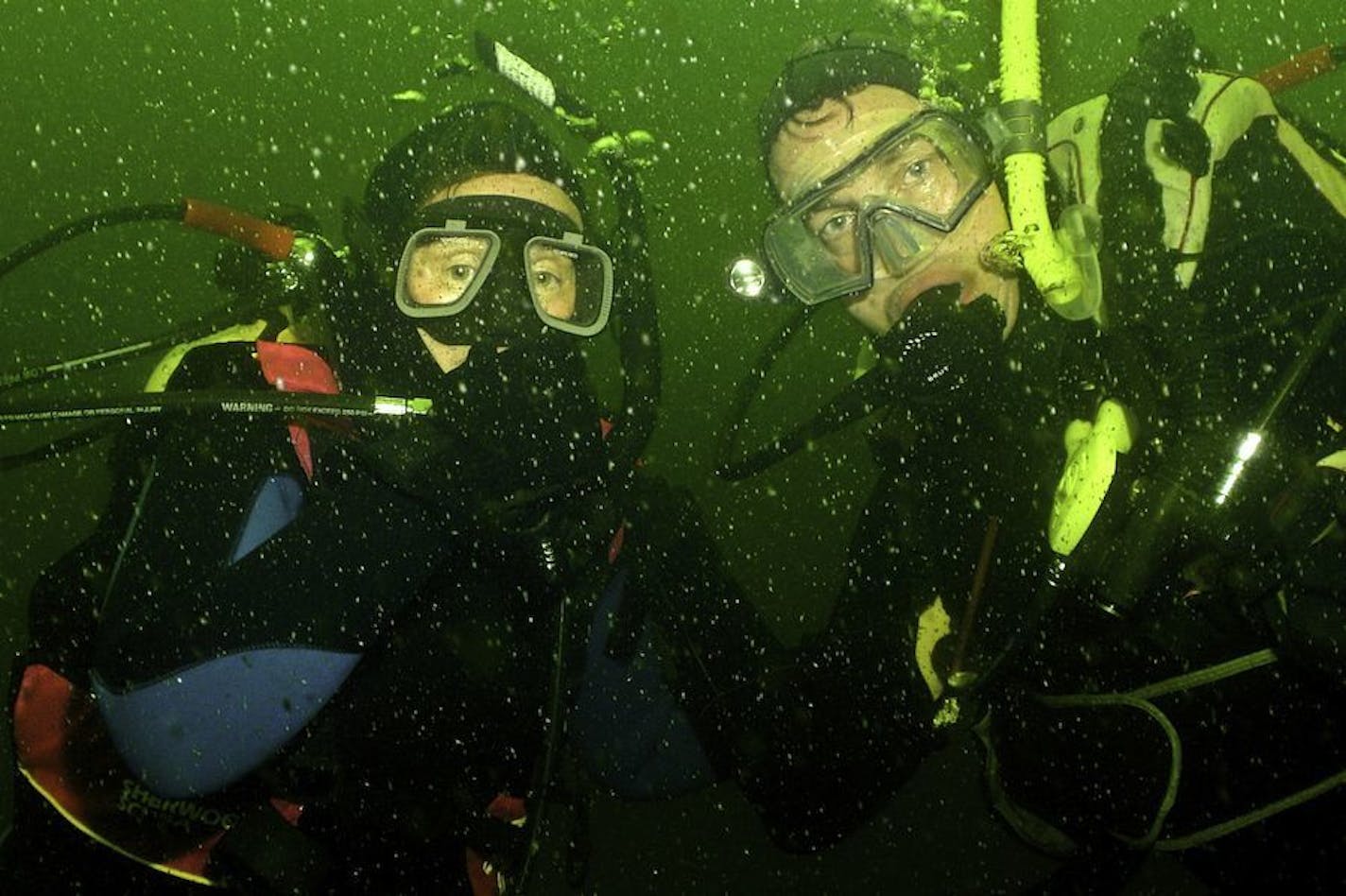 Ann Merriman (left) and Christopher Olson