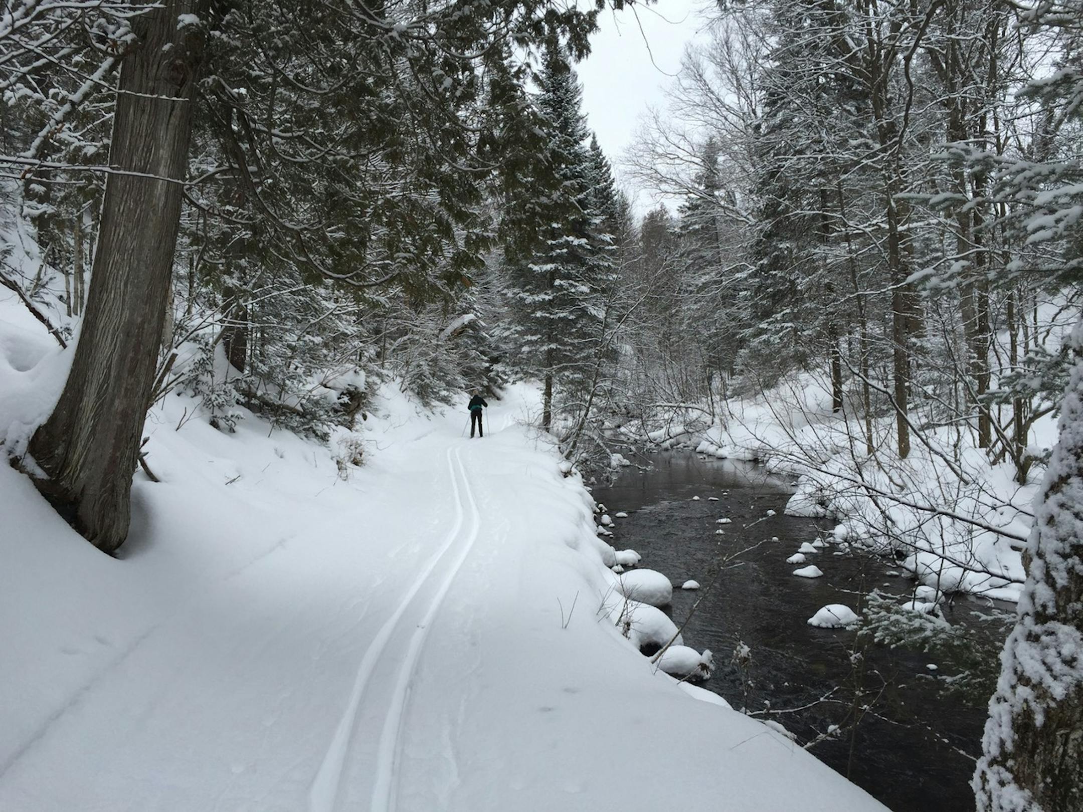 Stokely Creek Lodge trails are well-maintained: a skier's paradise.