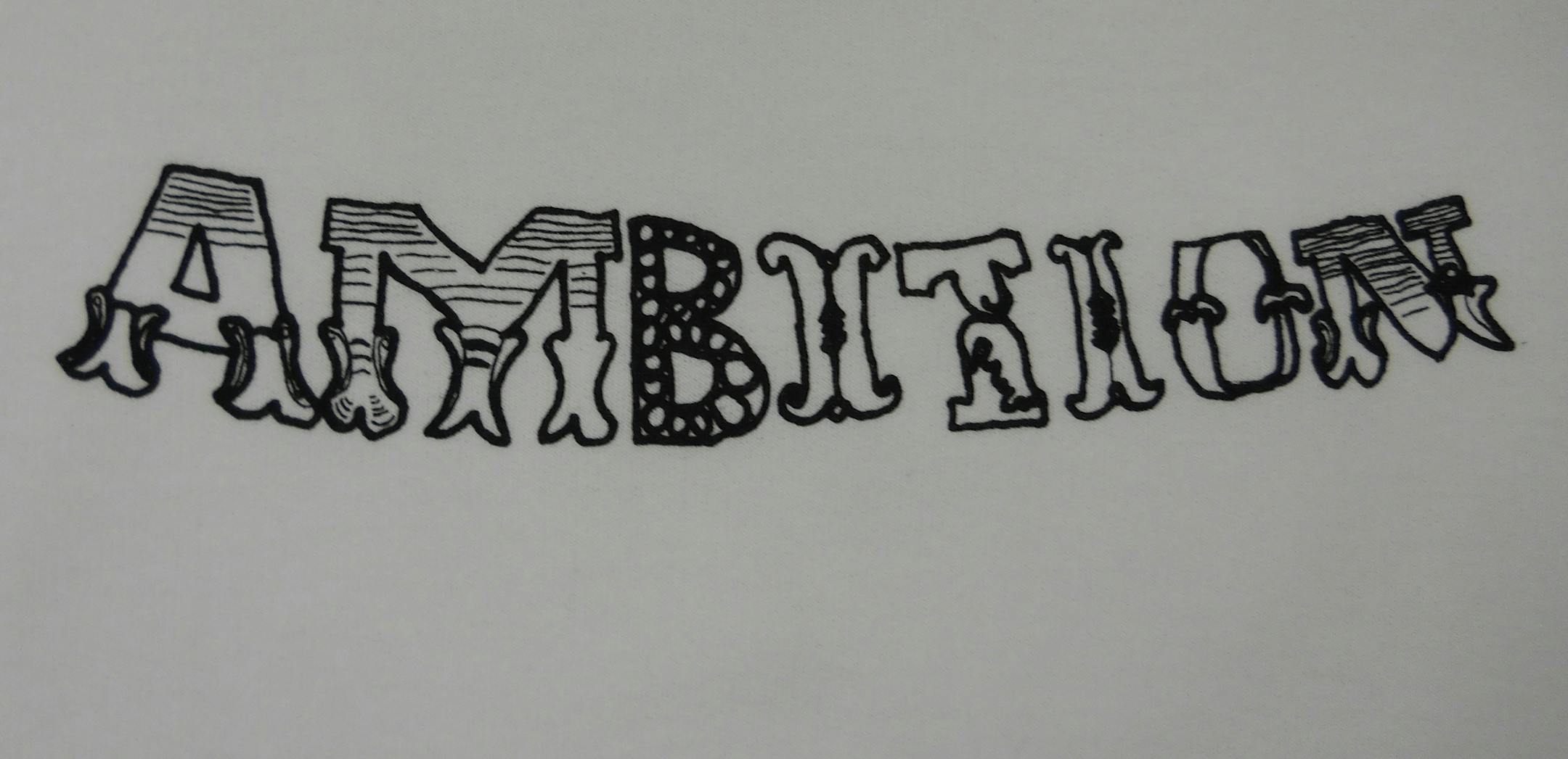 Shaqeme kept his hoodie message short and powerful