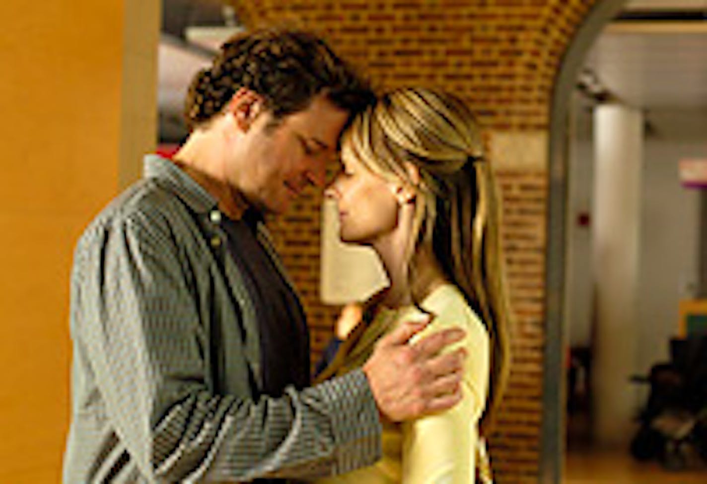 Colin Firth and Helen Hunt in "Then She Found Me"