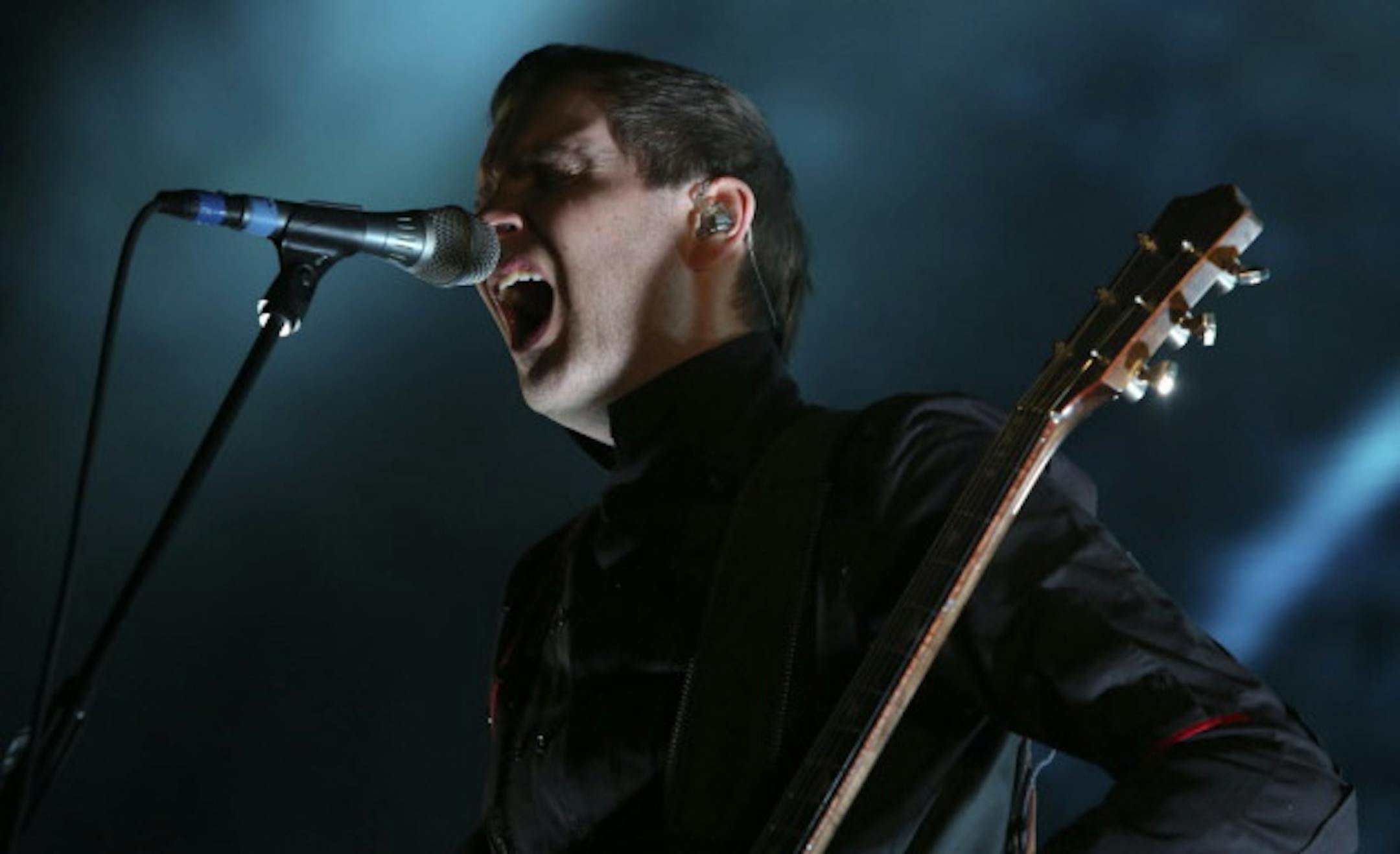 Sigur Rós frontman Jónsi Birgisson had to restart one song but otherwise came off superhuman to fans at Roy Wilkins Auditorium on Wednesday. / Kyndell Harkness, Star Tribune