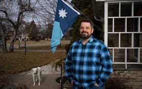 Jim Mogen was proudly flying the new Minnesota state flag at his Falcon Heights home on Wednesday.