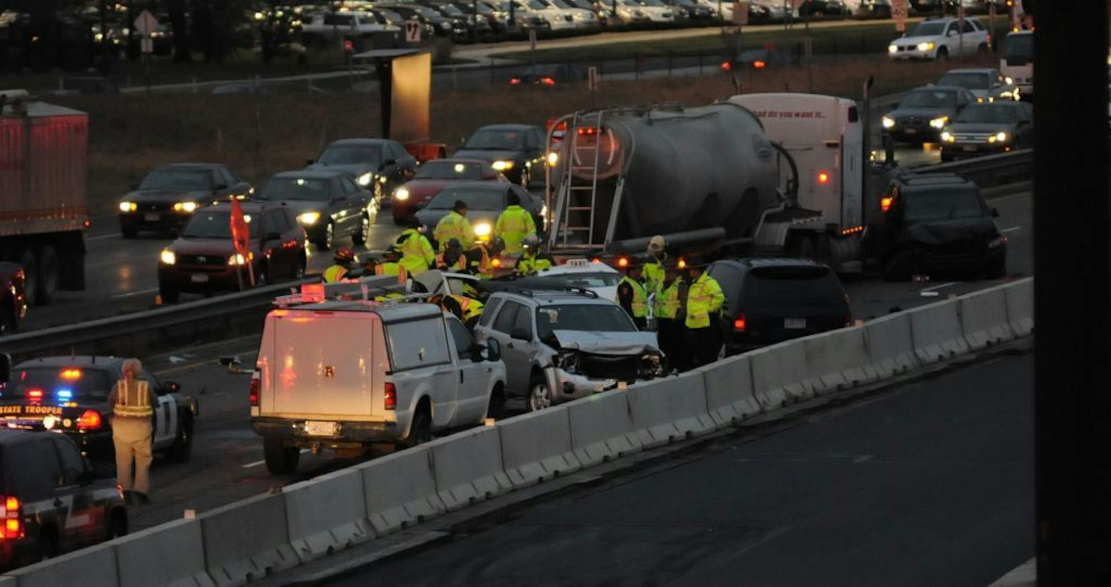 Fatal multiple car accident on I-494 westbound near France Ave. has the westbound lanes closed at 35W.