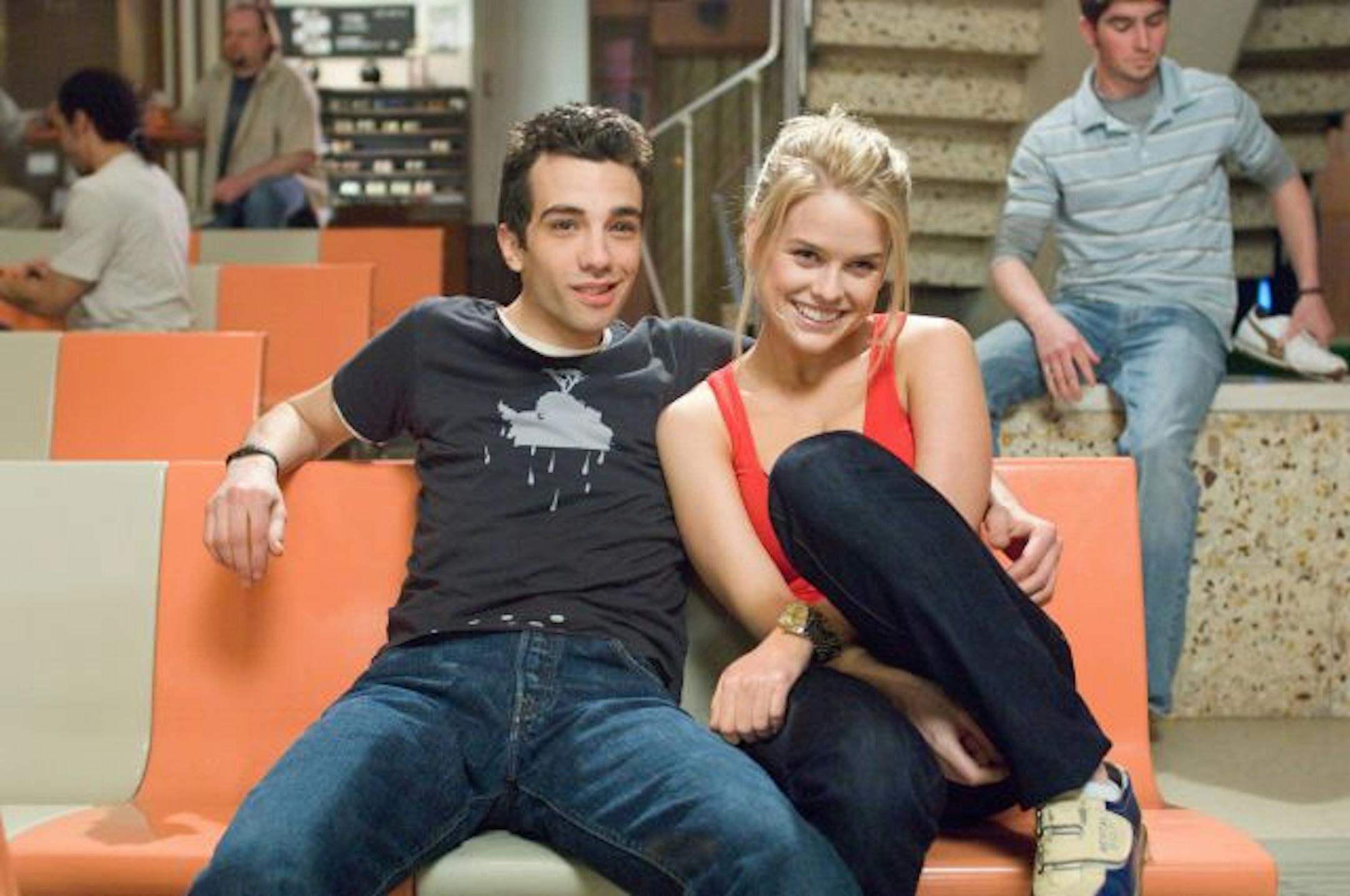 Jay Baruchel and Alice Eve in "She's Out of My League."