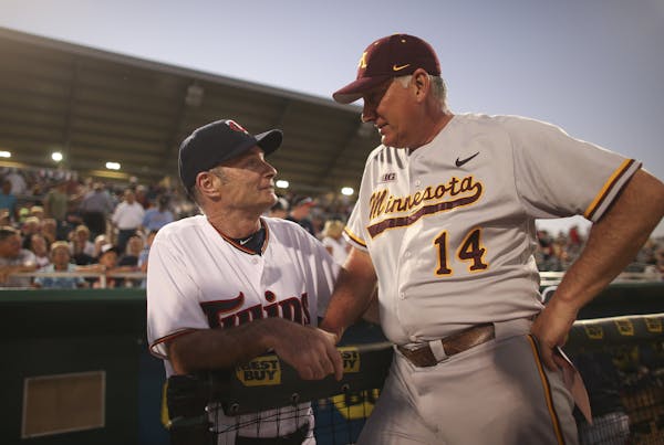 Twins manager Paul Molitor, and Gophers coach John Anderson go way back.