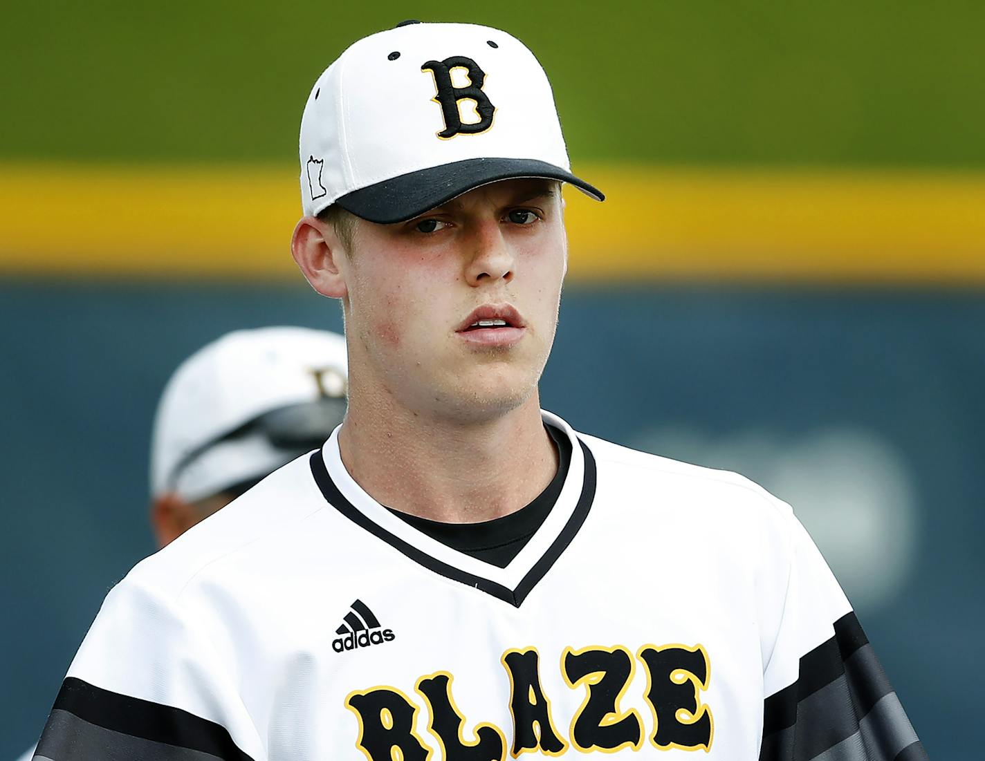 Burnsville pitcher Sam Carlson is a top MLB draft prospect. ] CARLOS GONZALEZ &#xef; cgonzalez@startribune.com - May 8, 2017, Rosemount, MN, New pitch-count rules are having a noticeable effect on prep baseball, Burnsville pitcher Sam Carlson, a top MLB draft prospect, is pitching for his team in a game against Rosemount.