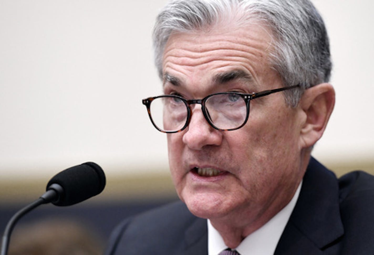 Federal Reserve Chairman Jerome Powell testifies on monetary policy, before the House Financial Services Committee on Capitol Hill in Washington, D.C., U.S., Feb. 27, 2018. Federal Reserve officials on Wednesday held their key interest rate steady despite rising inflation and fears of a global trade war triggered by President Donald Trump's tariffs. (Olivier Douliery/Abaca Press/TNS) ORG XMIT: 1230106