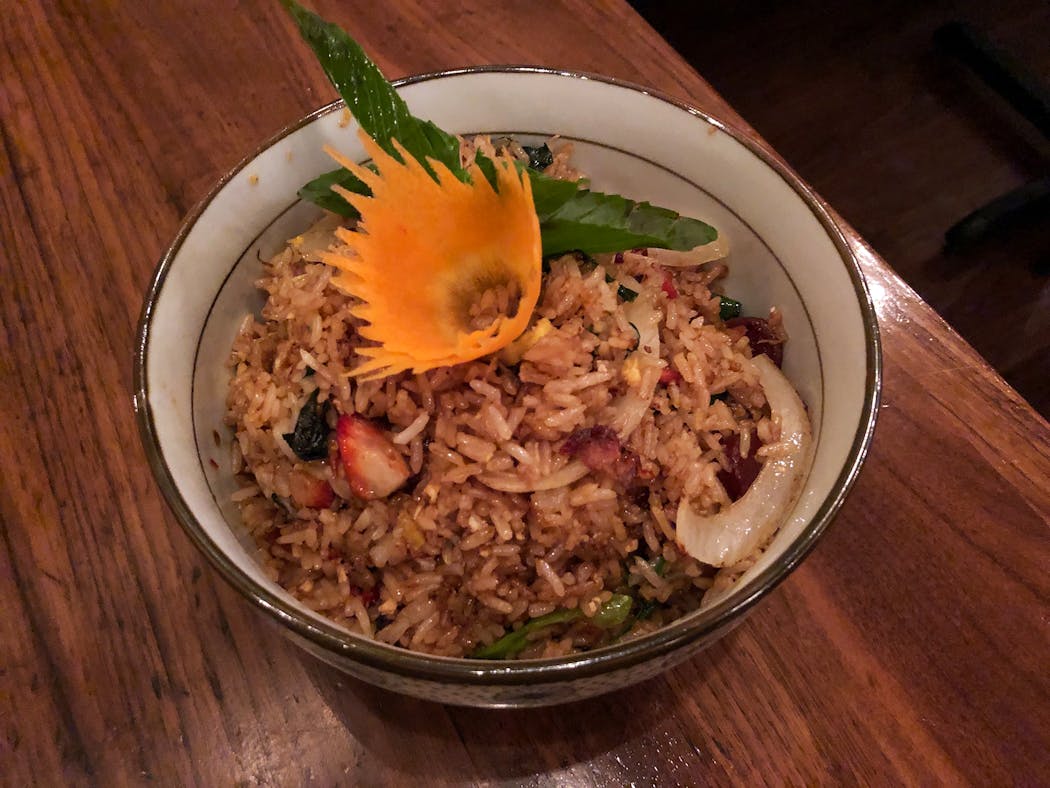 Special fried rice at Lemon Grass.