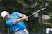 Jordan Spieth hits a drive on the first hole during the fourth round of the PGA Championship golf tournament Sunday, Aug. 16, 2015, at Whistling Strai