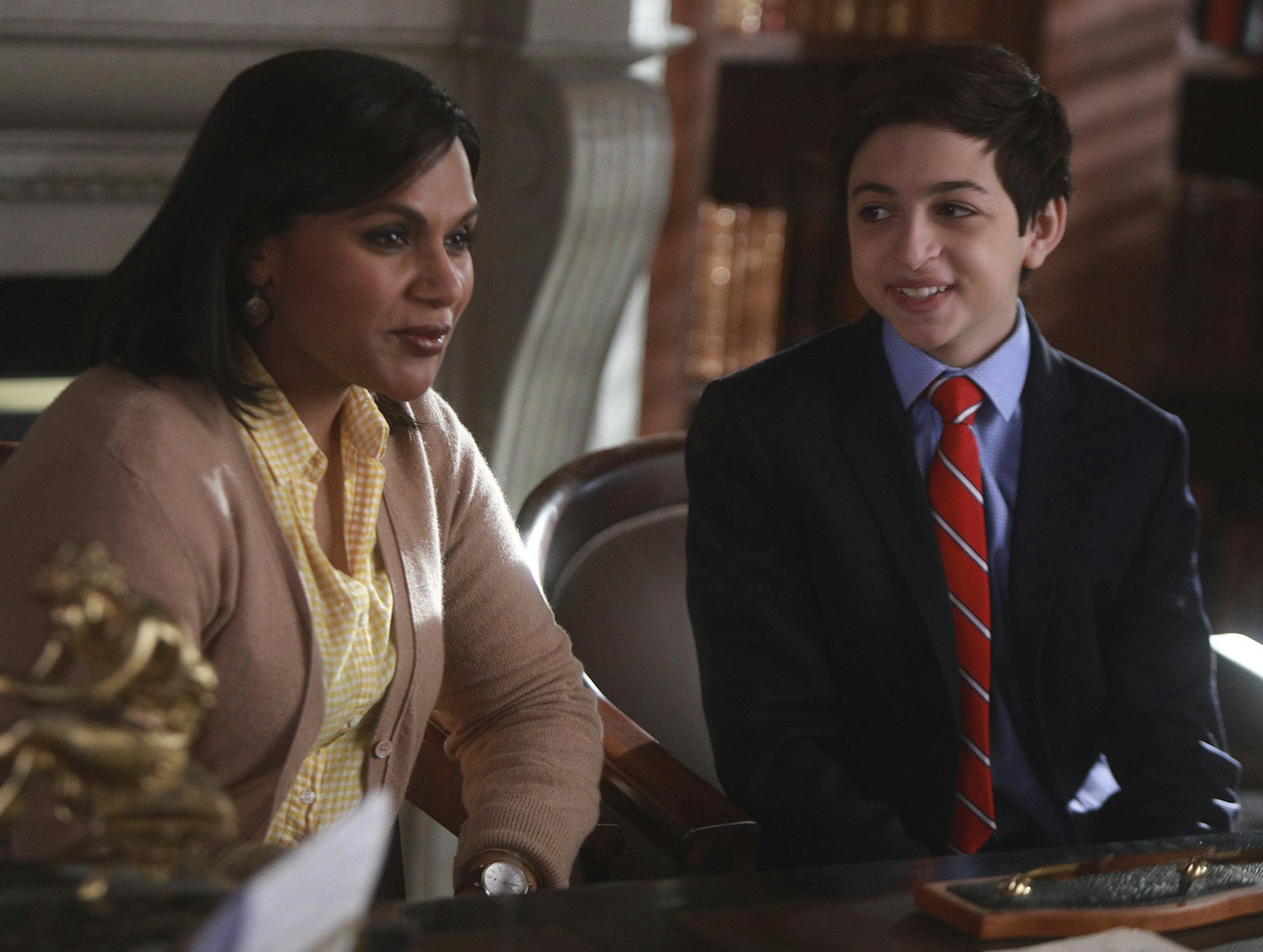 Mindy Kaling and J.J. Totah in "Champions."