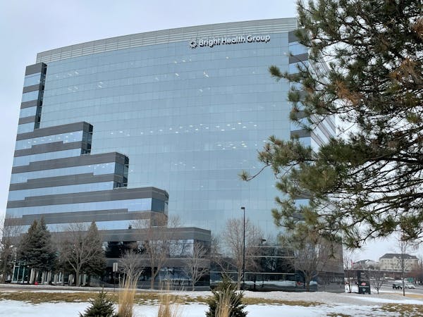 Bright Health Group's headquarters in Bloomington, 2022. Star Tribune staff photo by Evan Ramstad.