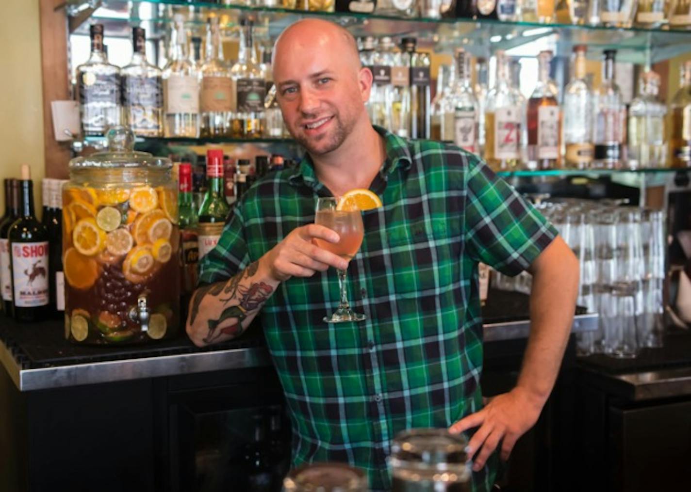 Johnny Holder is the capitan of bartending at Nico's bringing out the best of the best tequila cocktails in Uptown Minneapolis. (Photography by J.Strowder/JMS)