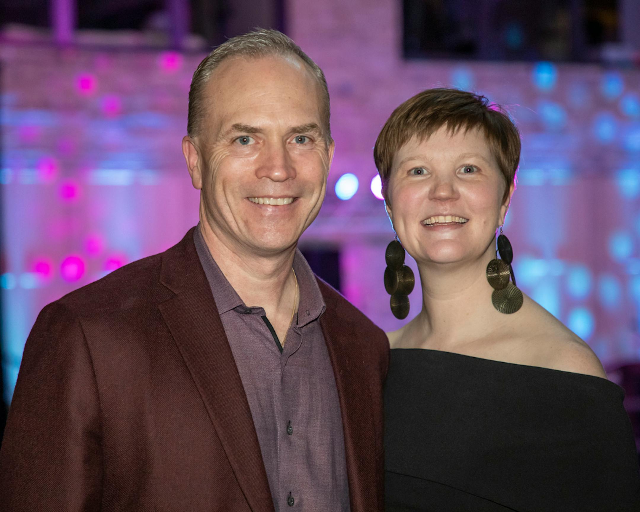 George Broostin and Julie Bluhm.