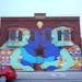 A mural in the Waterloo Arts & Entertainment District,.