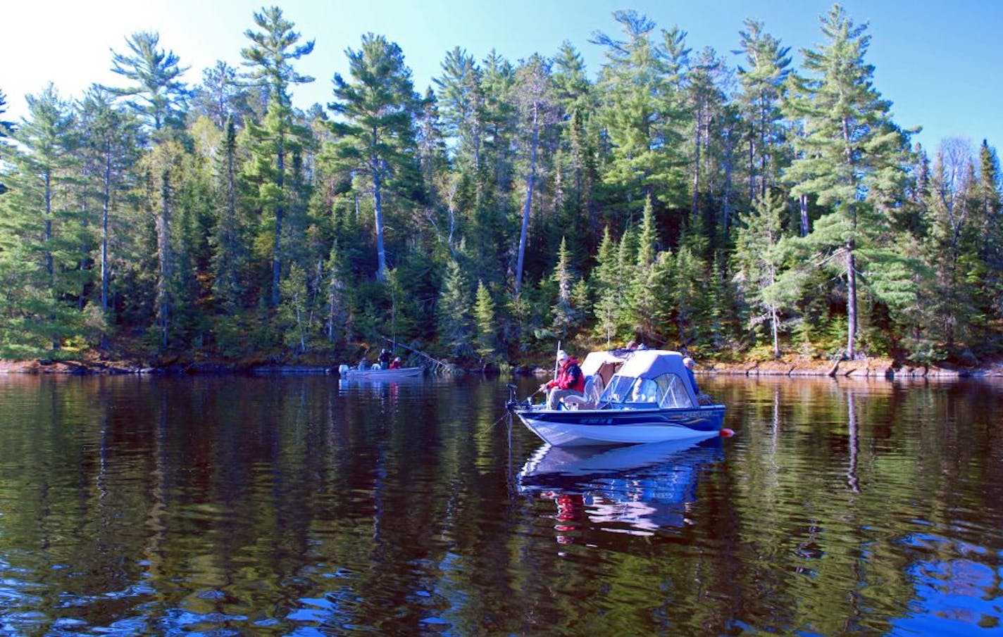 Early Saturday morning on Crane Lake on the Minnesota-Ontario border, a peaceful place to fish walleyes was easy to find. The fish, anglers found, bit fairly often.