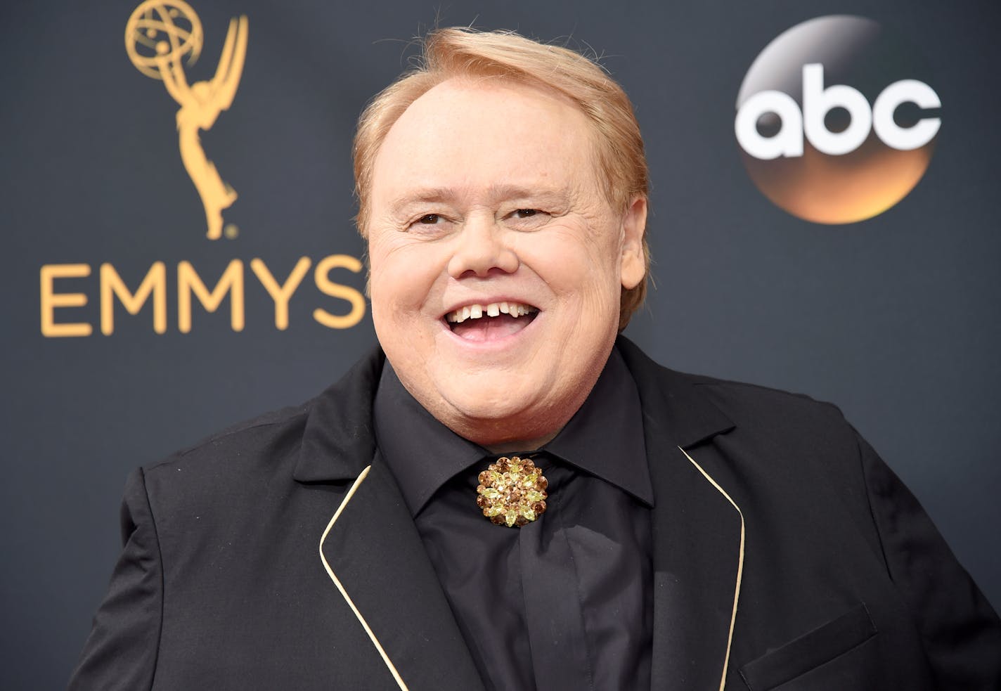 Louie Anderson arrives at the 68th Primetime Emmy Awards on Sunday, Sept. 18, 2016, at the Microsoft Theater in Los Angeles. (Photo by Phil McCarten/Invision for the Television Academy/AP Images) ORG XMIT: INVL