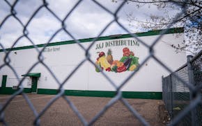 J&J Distributing, a 43-year-old produce company in St. Paul, laid off its production workers on March 23. Two days later the doors on its Rice Street 