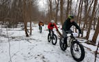 Phat with Pat fatbike races in the Minnesota River Bottoms.