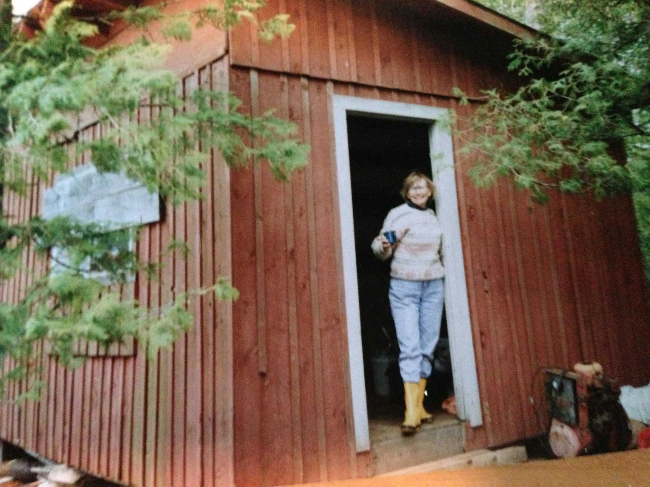 A true hideaway, Joanne Bergman�s retreat is near Cook, Minn., an old camp shack with no windows on an island at the west end of Lake Vermilion.