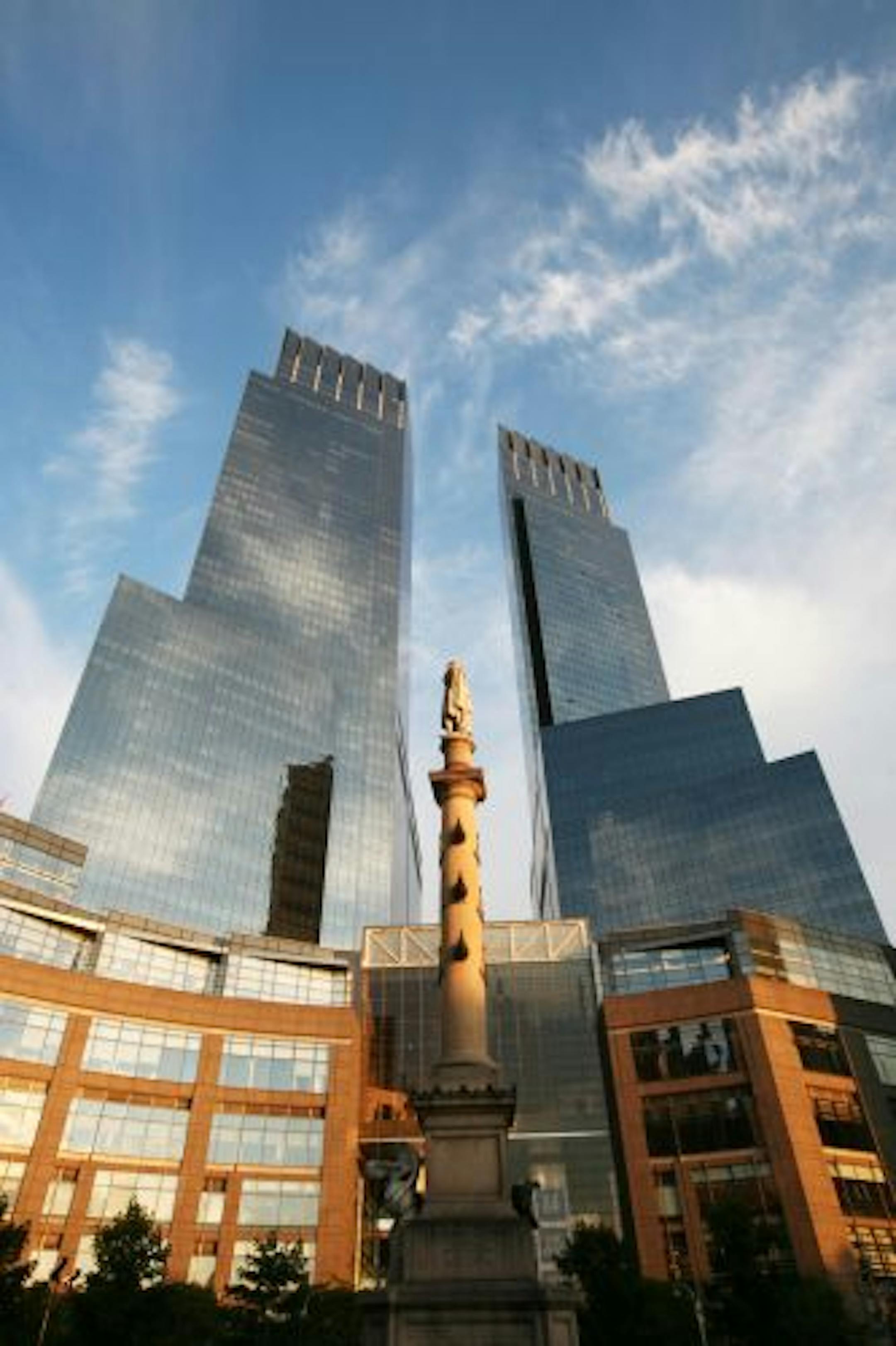 The Time Warner Center is shown Wednesday, May 21, 2008 in New York.