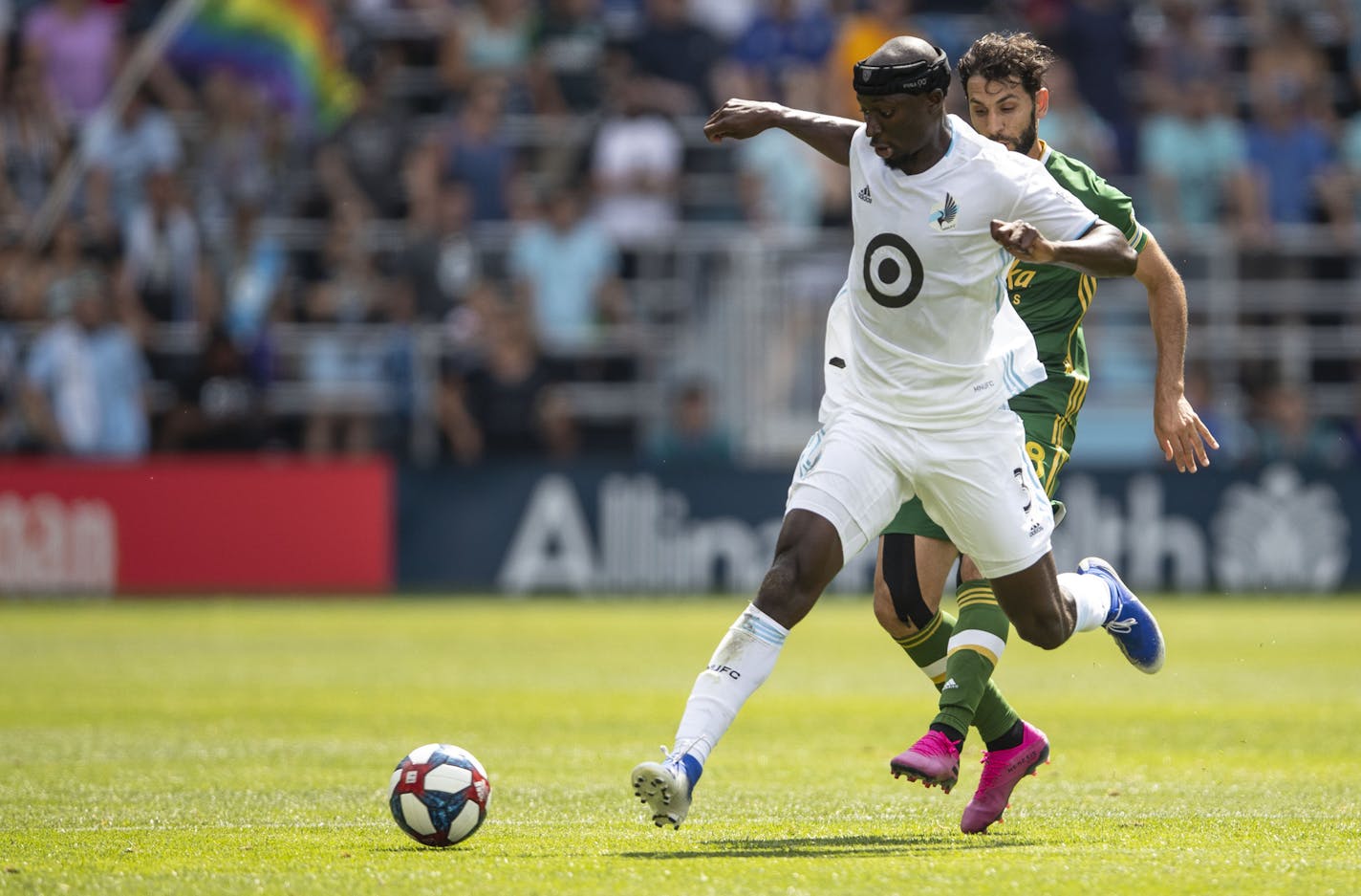 Minnesota FC defender Ike Opara, in August 2019