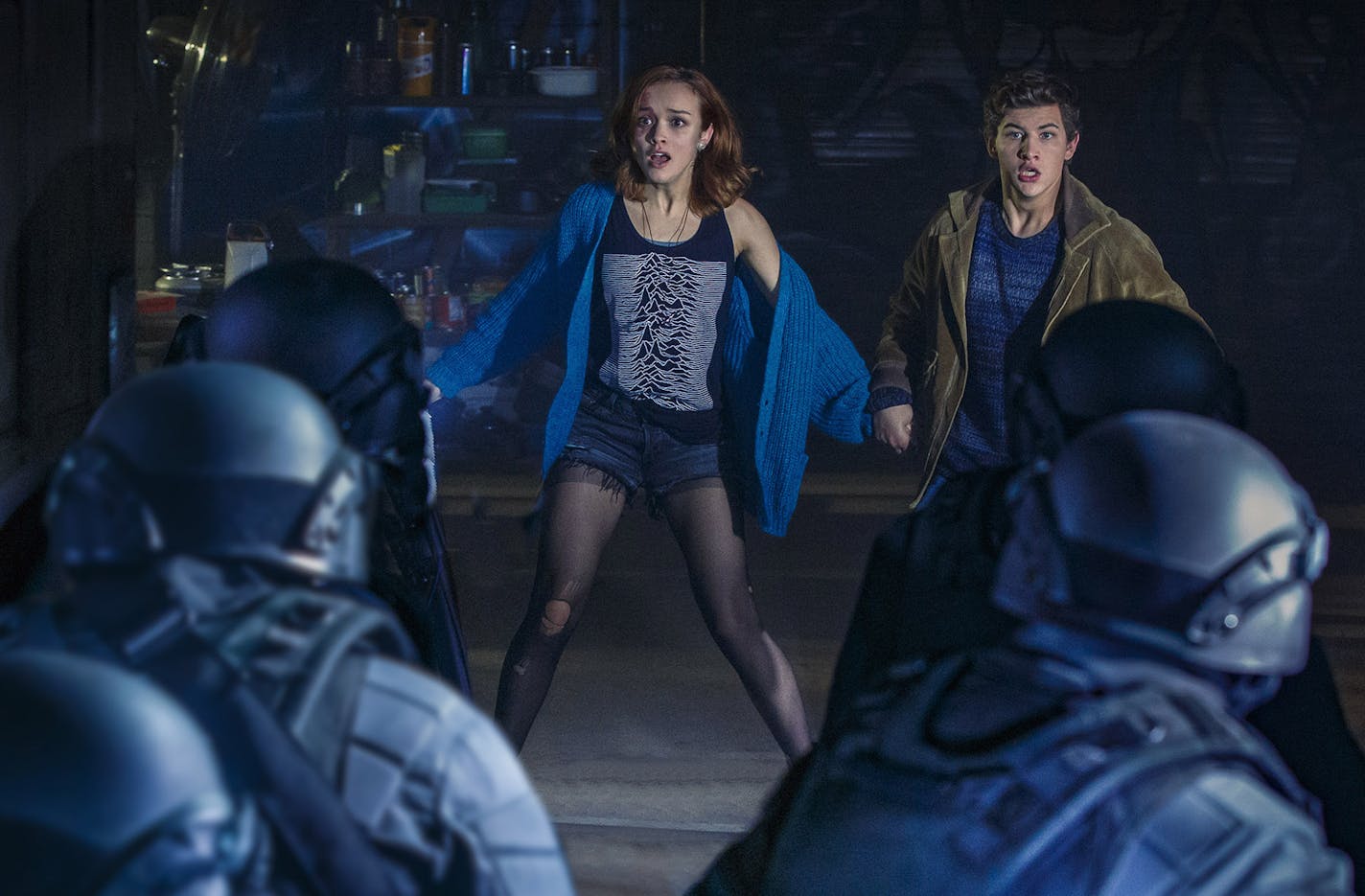 Olivia Cooke and Tye Sheridan in "Ready Player One."