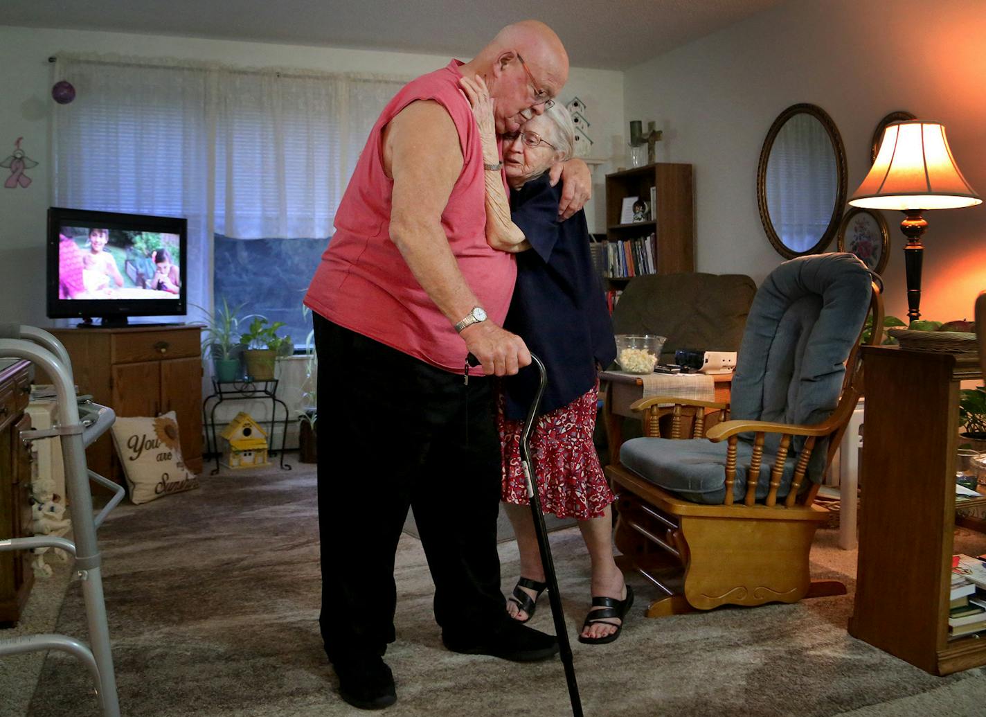 Mathias and Estelle Schaust, both in their 80s, lived with the worry that they'd be kicked out of their senior housing because of their complaints. There are few protections for residents of assisted-living facilities.