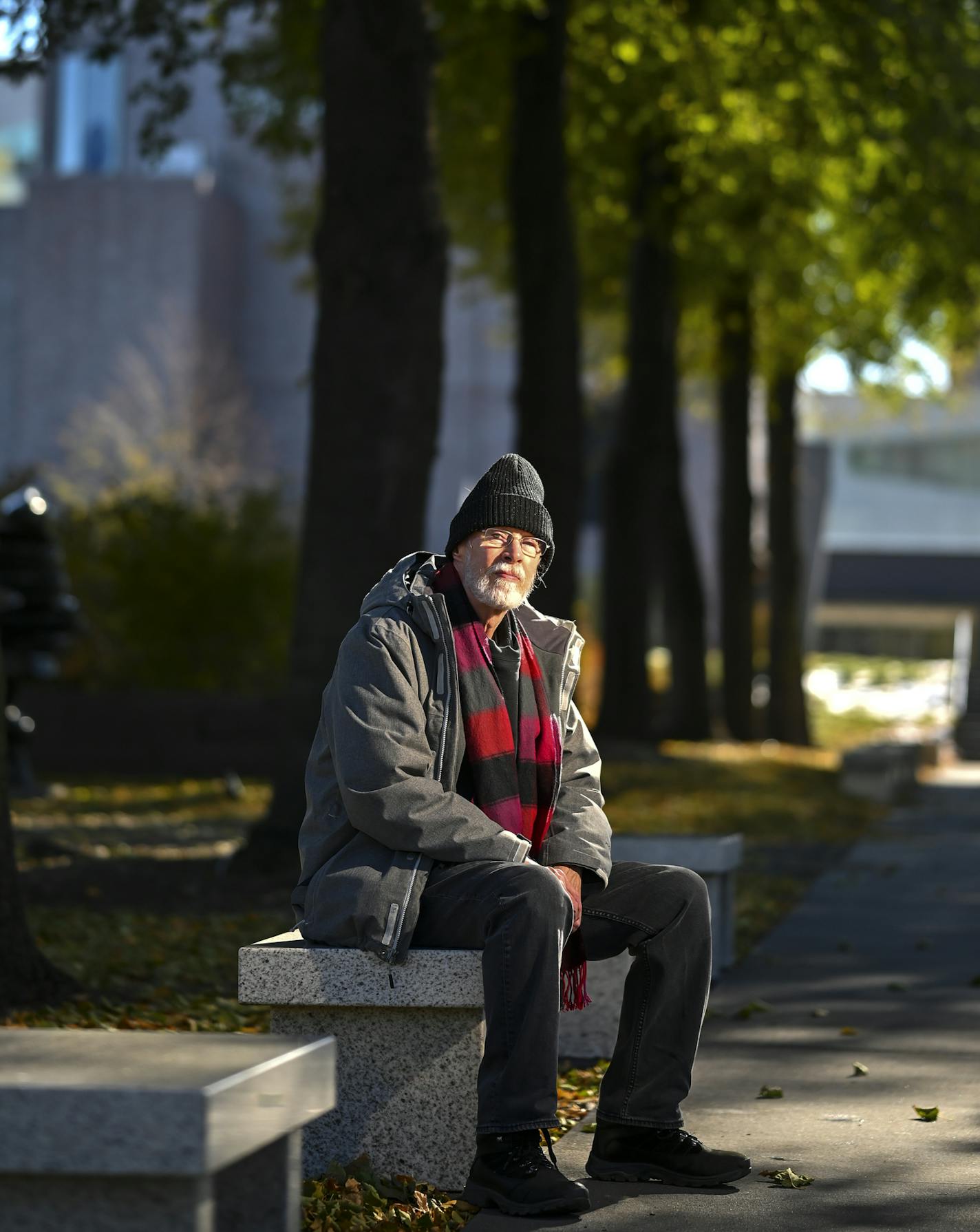 Author Charles Baxter was photographed Wednesday, Oct. 28, 2020 at the Minneapolis Sculpture Garden in Minneapolis, Minn. ] AARON LAVINSKY • aaron.lavinsky@startribune.com