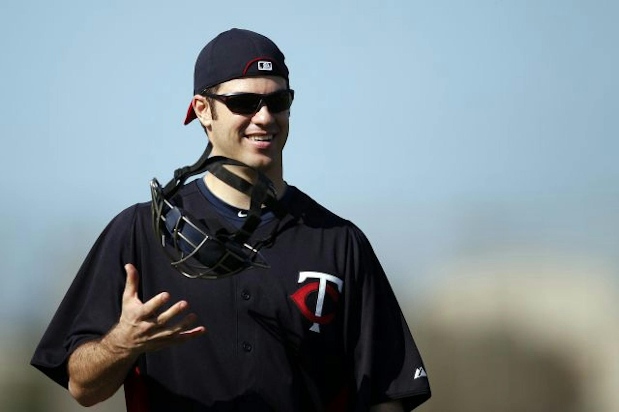 Twins catcher Joe Mauer