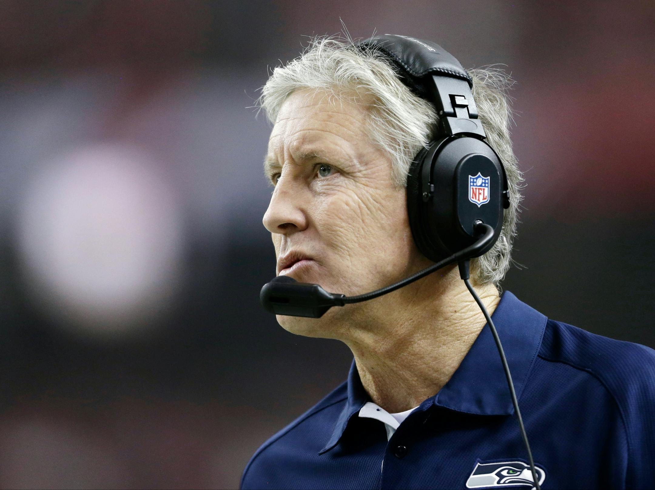 Seattle Seahawks head coach Pete Carroll