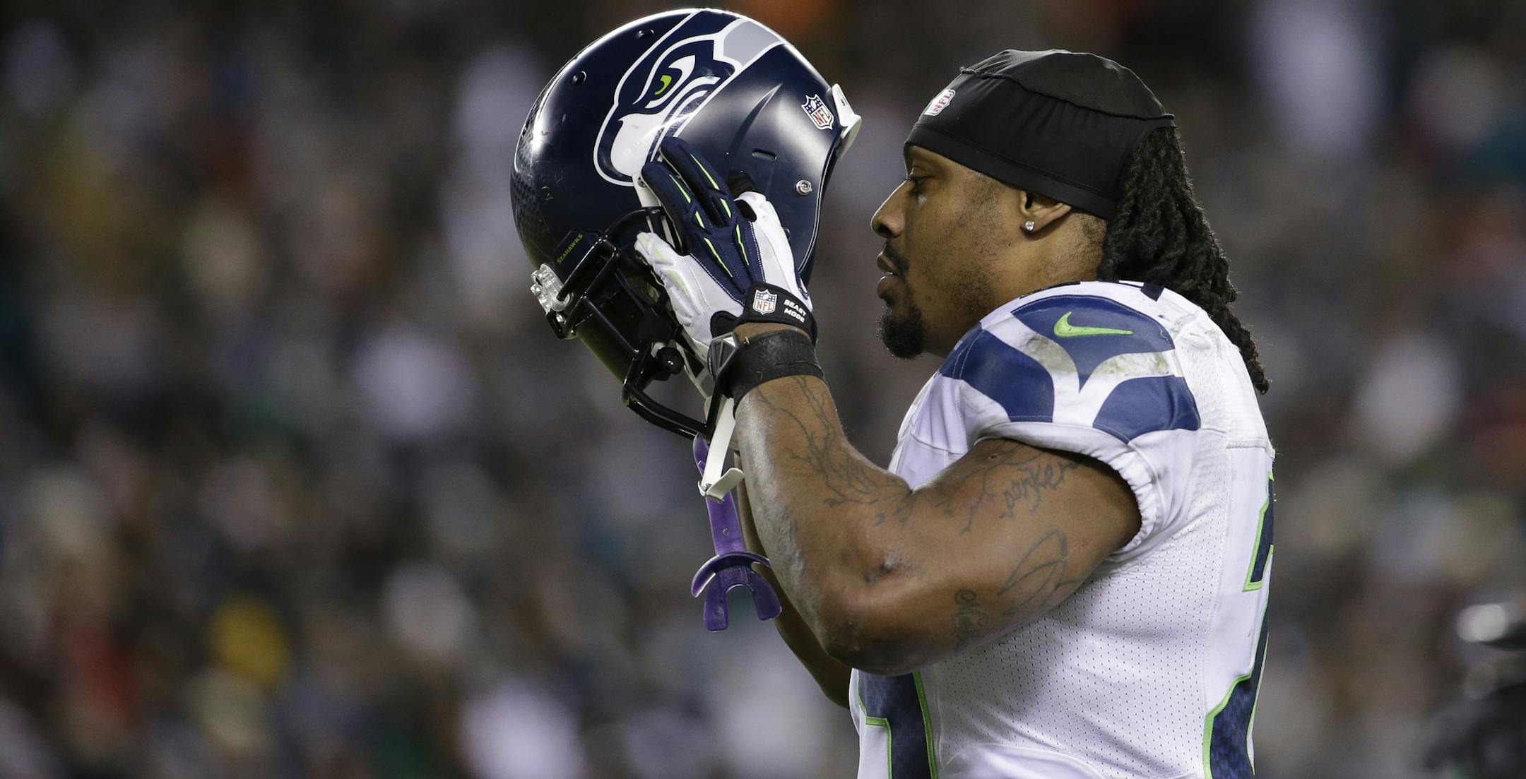 Seattle Seahawks' Marshawn Lynch
