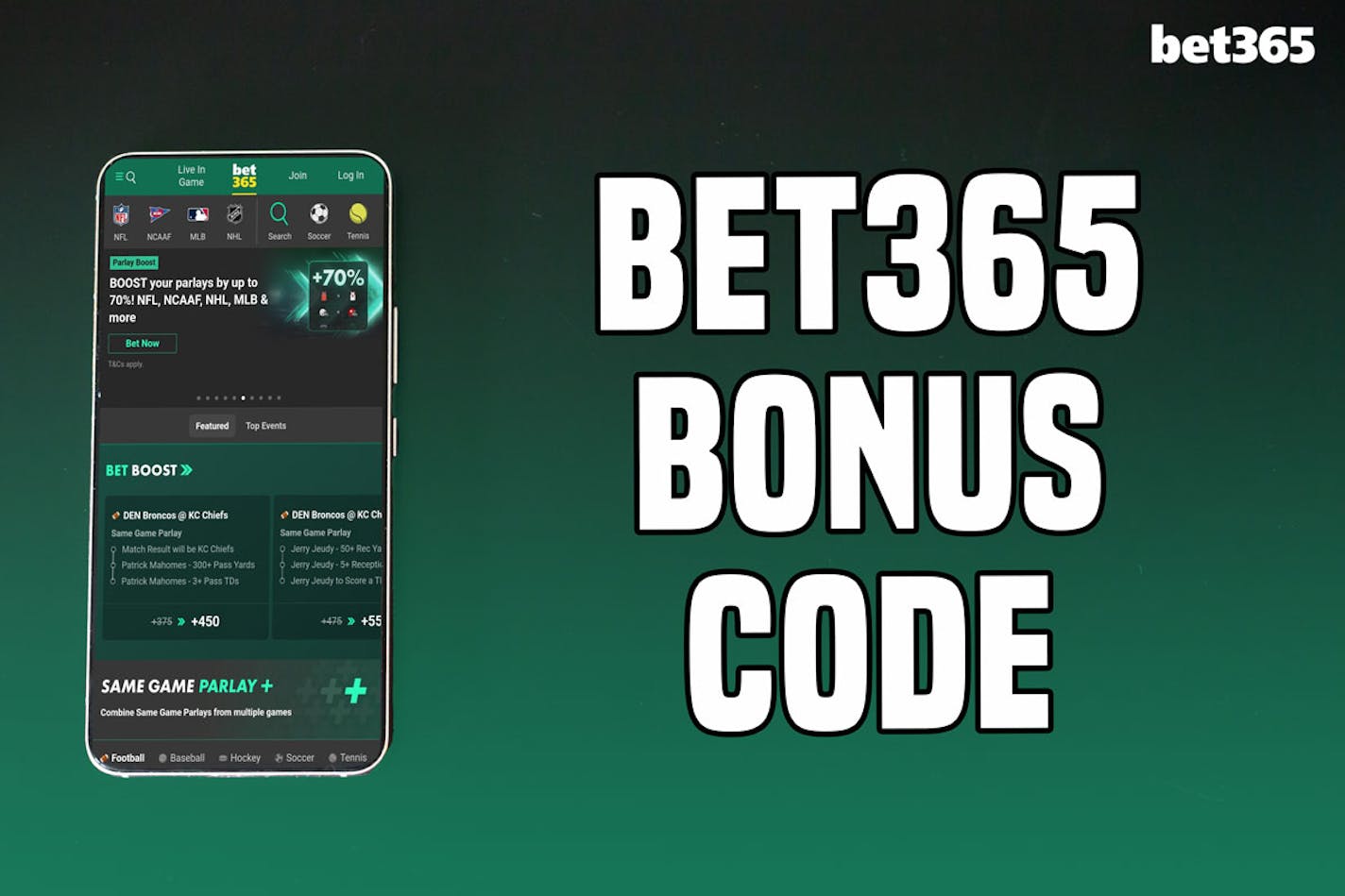 bet365 bonus code