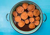 Credit: James Roper Spiced Sweet Potatoes With Mexican Brown Sugar