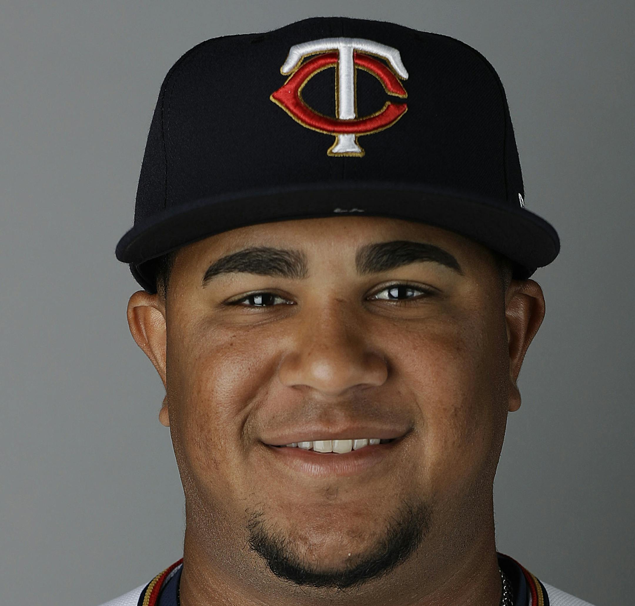 This is a 2017 photo of Adalberto Mejia of the Minnesota Twins baseball team. This image reflects the 2017 active roster as of Thursday, Feb. 23, 2017 when this image was taken. (AP Photo/David Goldman) ORG XMIT: FLDG101
