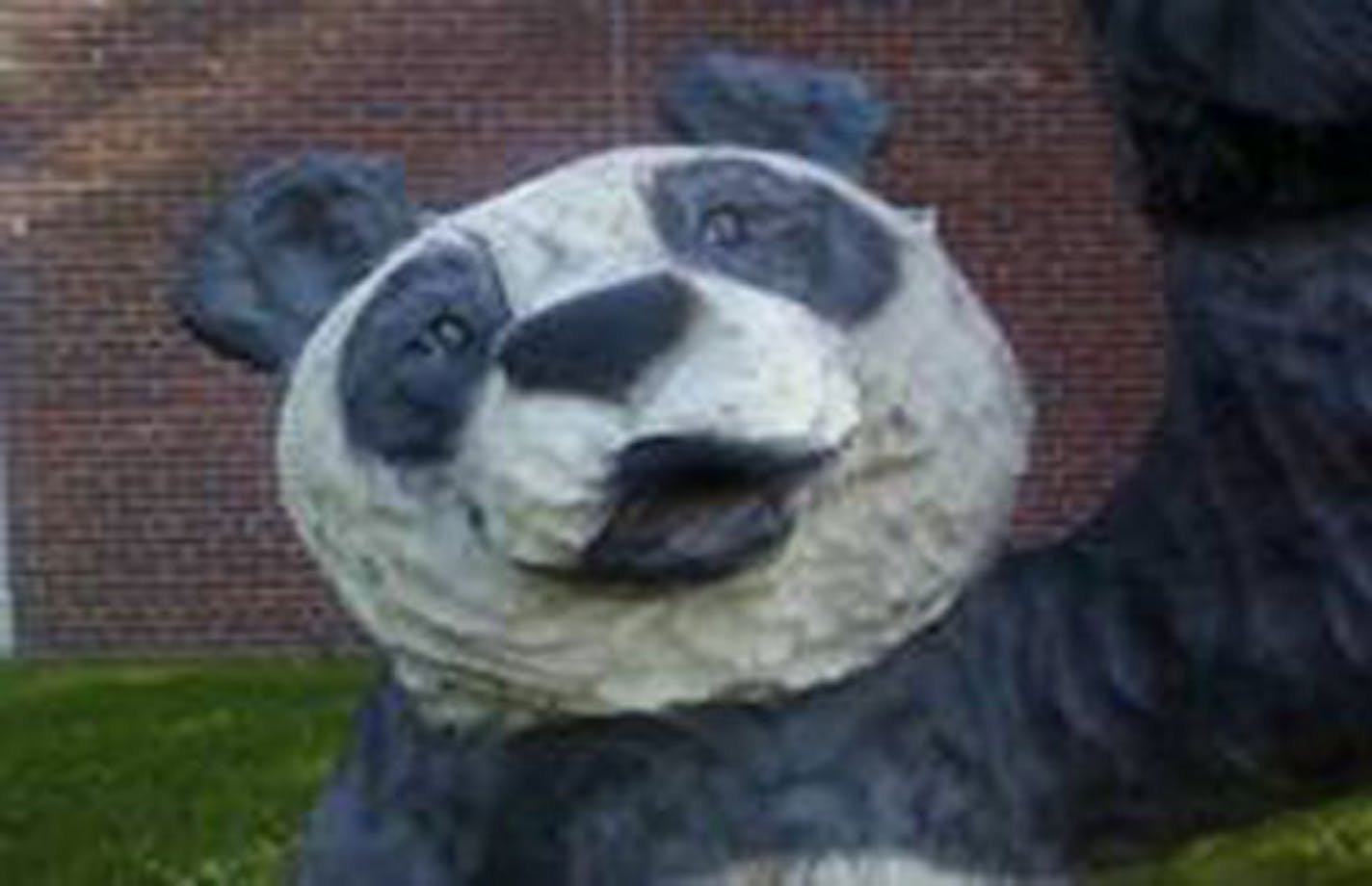 Panda bear mascot stolen from Wilshire Park Elementary School in St. Anthony.