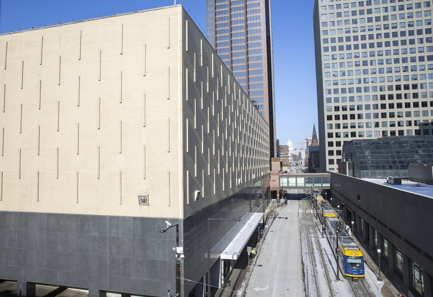 The former Macy's building in downtown St. Paul seen on Wednesday, February 18, 2015. ] LEILA NAVIDI leila.navidi@startribune.com /