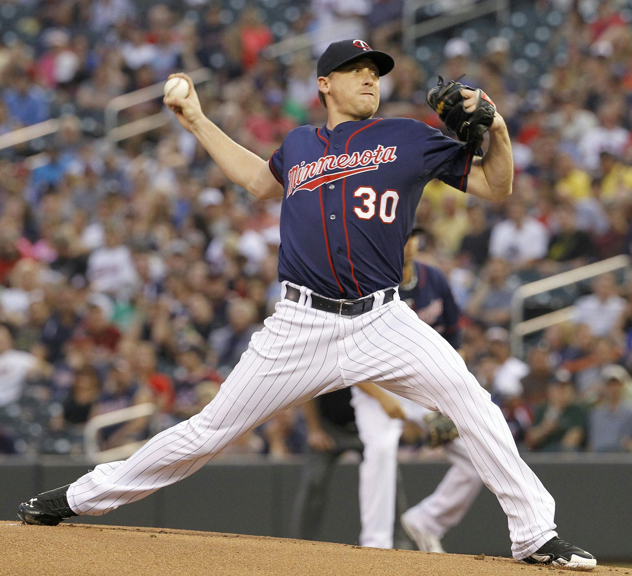 Twins starter Kevin Correia