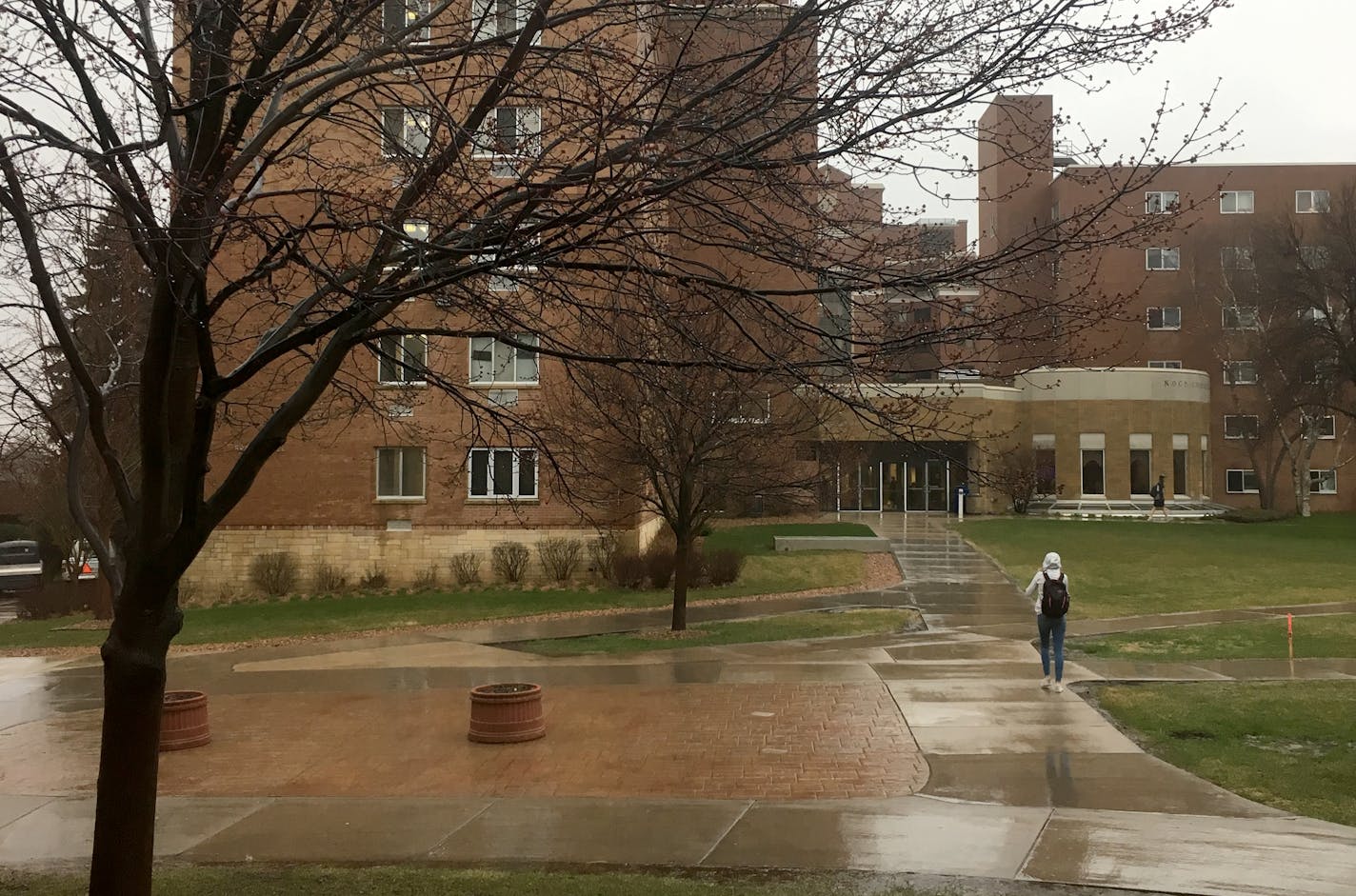 The University of St. Thomas emptied after it was shut down for the rest of the day as the campus security and St. Paul police investigated a bomb threat that was phoned into the school.