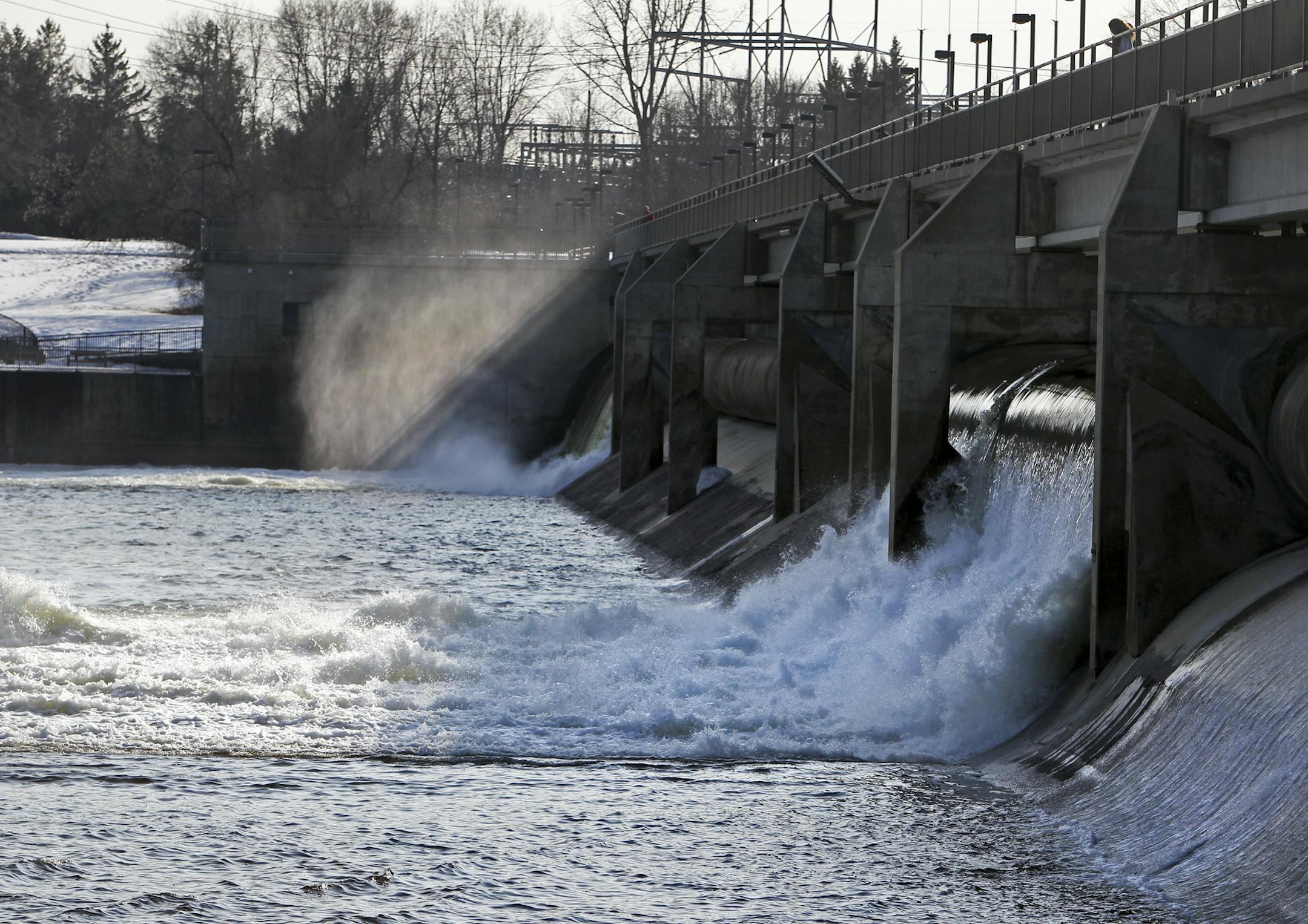 Five new steel gates will be installed this summer on the Coon Rapids side of the dam over the Mississippi River, and another four next summer on the other side.
