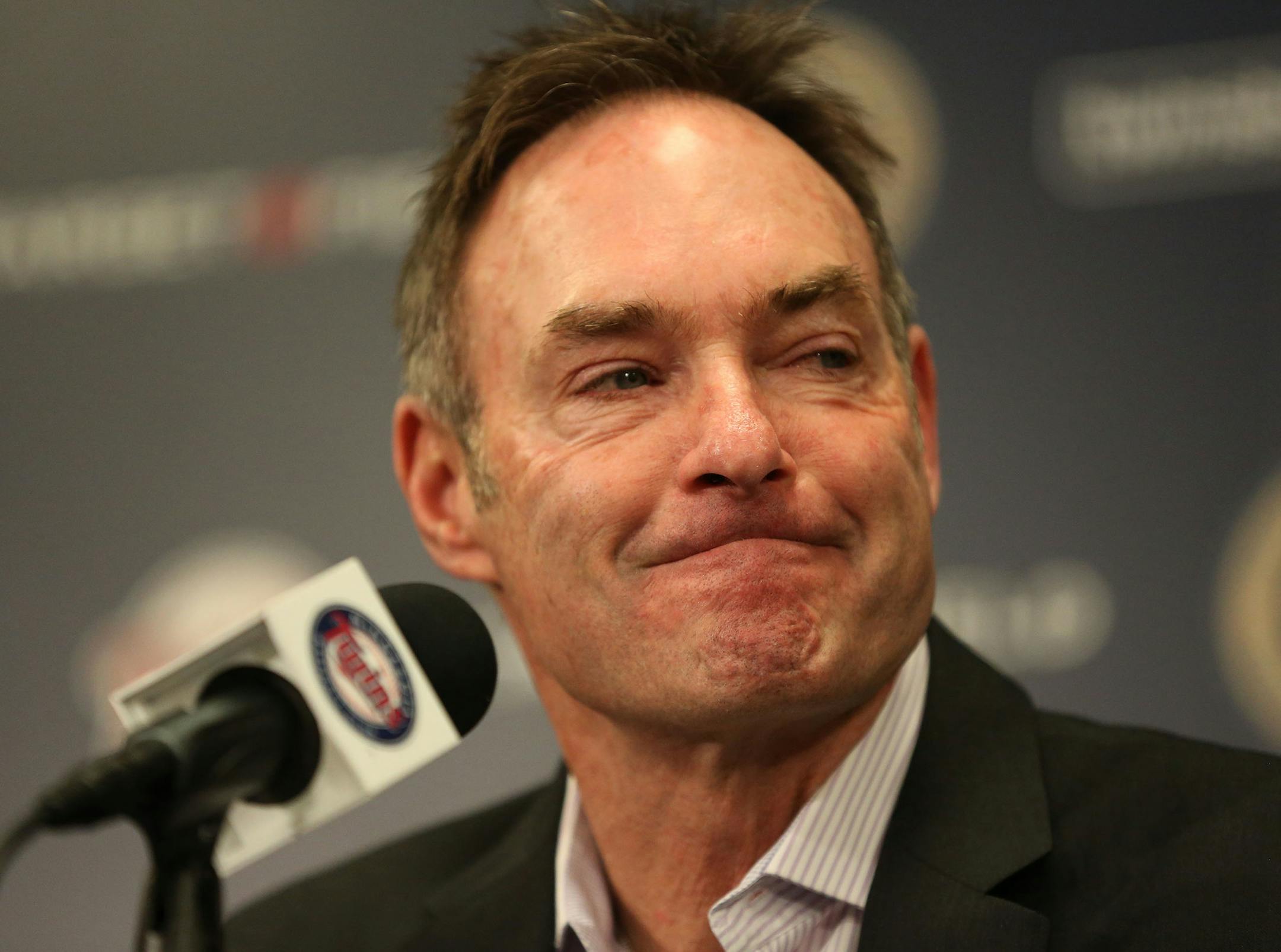 New Minnesota Twins baseball team manager Paul Molitor is shown during a news conference Tuesday, Nov. 4, 2014, in Minneapolis. (AP Photo/The Star Tribune, Kyndell Harkness) MANDATORY CREDIT; ST. PAUL PIONEER PRESS OUT; MAGS OUT; TWIN CITIES LOCAL TELEVISION OUT ORG XMIT: MIN2014110417485668 ORG XMIT: MIN1412302048282694