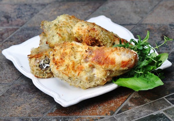 Healthy family column on Oven-fried herbed chicken. Photo by Meredith Deeds * Special to the Star Tribune