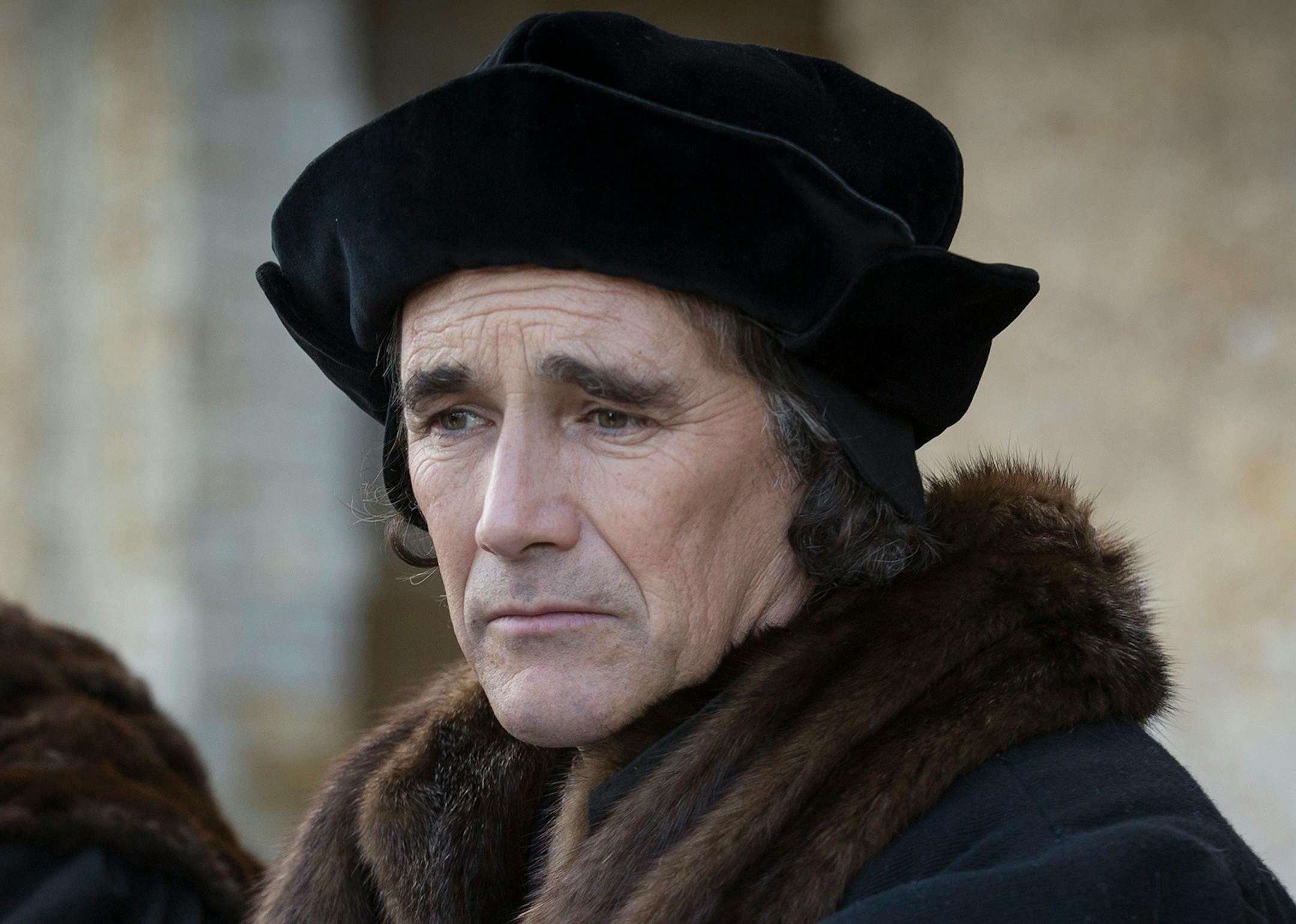 Mark Rylance as Thomas Cromwell in "Wolf Hall." credit: Ed Miller, Playground & Co. Pictures for Masterpiece/BBC