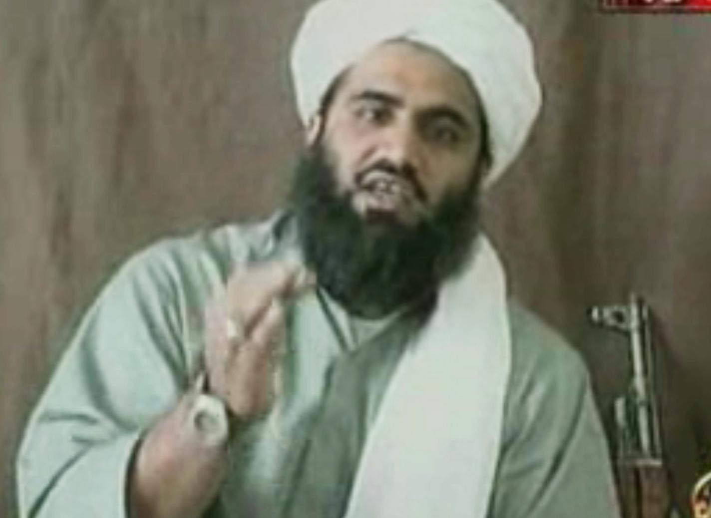 This image made available by Al-Jazeera shows Sulaiman Abu Ghaith, Osama bin Laden's son-in-law and spokesman. Abu Ghaith has been captured by the United States, officials said Thursday, March 7, 2013, in what a senior congressman called a "very significant victory" in the fight against al-Qaida. (AP Photo/Al-Jazeera)