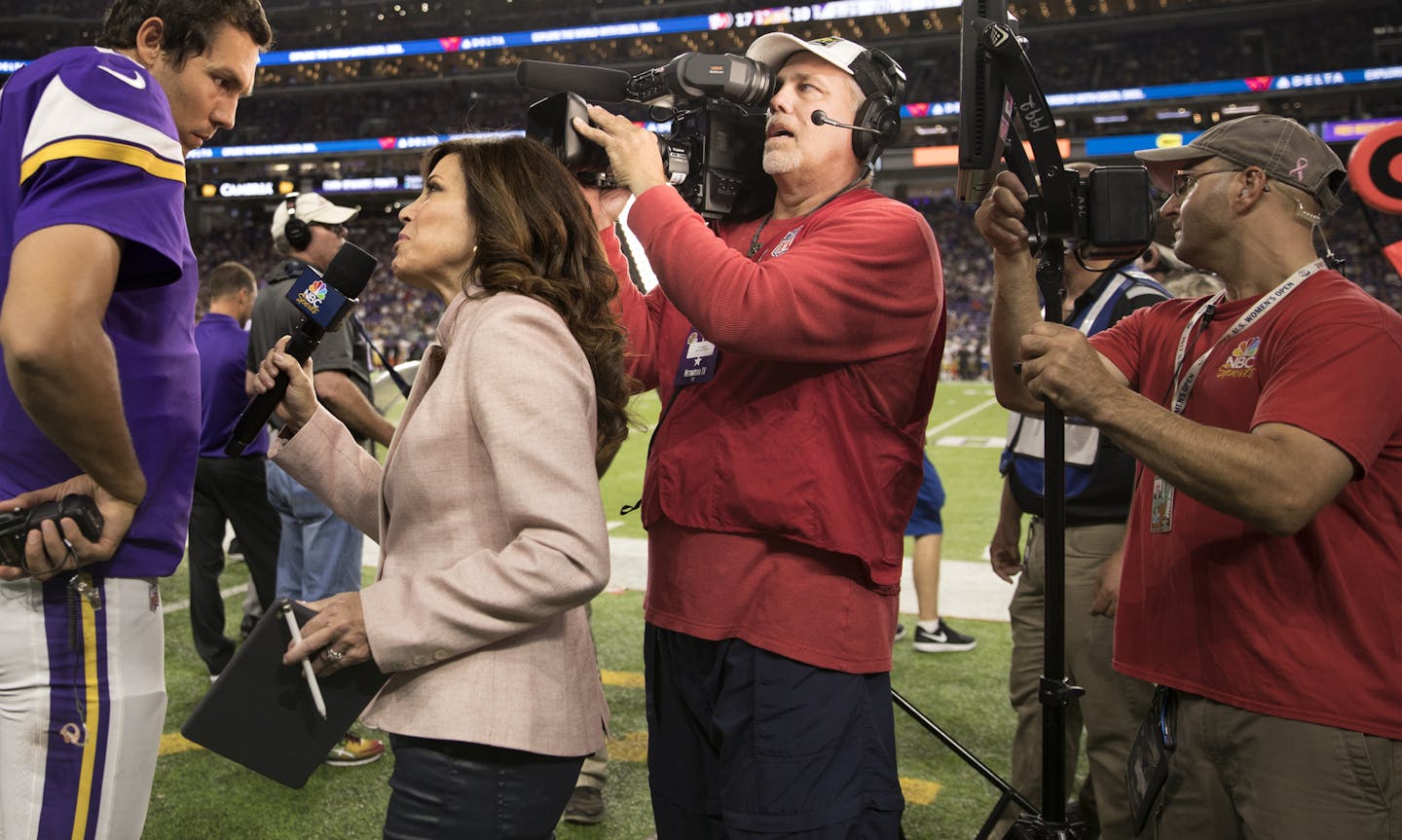 Minnesota s Michele Tafoya A sports reporter in a man s world