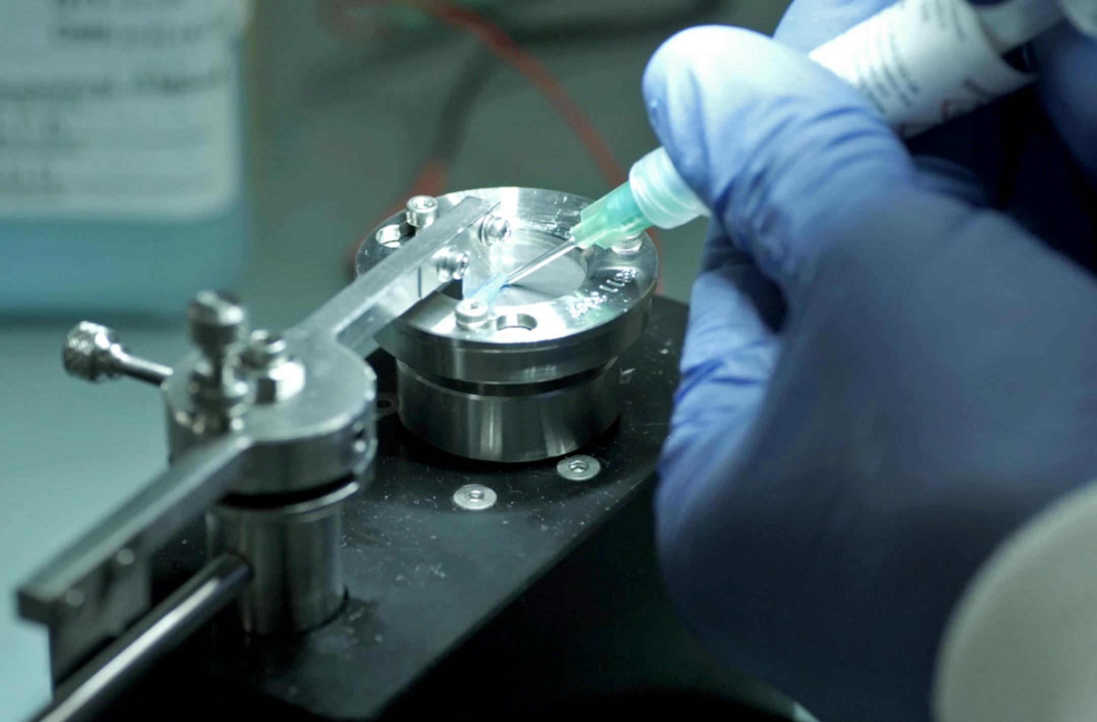 Photo Credit: Paper Crane Productions Cutline: Valencia Technologies is testing a low-power device that aims to control high blood pressure through electric stimulation of the median nerve in the arm. Valencia&#x201a;&#xc4;&#xf4;s quarter-sized device is smaller than other neurostimulation systems, and doesn&#x201a;&#xc4;&#xf4;t require complex leads. The company hopes to raise as much as $10 million for it through an unusual equity crowdfunding campaign.